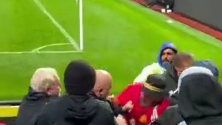 Kalli Bidiyon yanda ta kaure tsakanin magoya bayan Manchester United bayan da Brighton ta musu 2-1