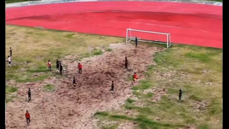 Kalli Bidiyon: Ganin yanda Filin kwallon Najeriya ya lalace ya dauki Hankula