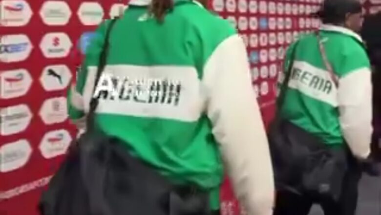 Allah Sarki: Kalli Bidiyon yanda ‘yan kwallon Najeriya, Super Eagles suka dauki jakunkunansu suka kama Hanyar Dawowa Najeriya bayan da aka ciresu daga gasar AFCON