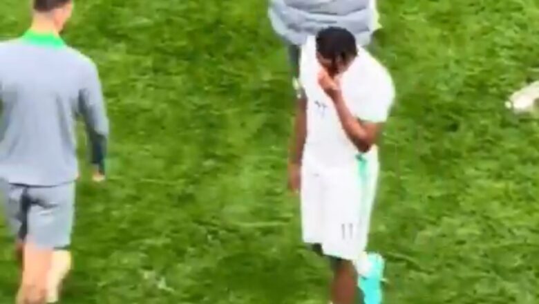 A yayin da wasu ‘yan Najeriya ke cewa Chukwueze da gangan ya barar da Penalty dinsa, sabon Bidiyo ya nunashi yana kuka