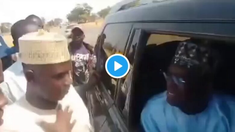 Kalli Bidiyon yanda dan siyasa a jihar Adamawa ya tsere yayin da yaga mutanen mazabarsa na shirin yi masa na jaki