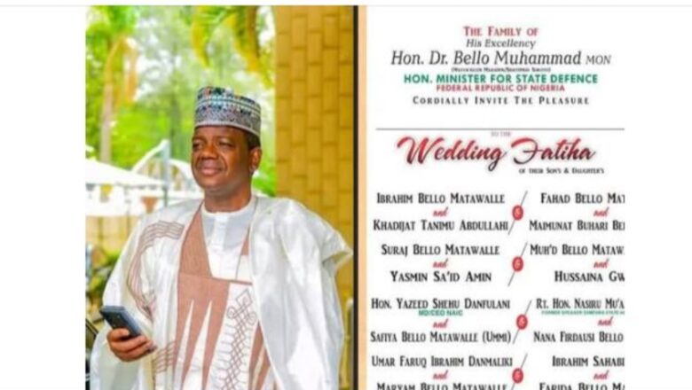 Karamin Ministan tsaro, Bello Matawalle zai aurar da ‘ya’yansa 9