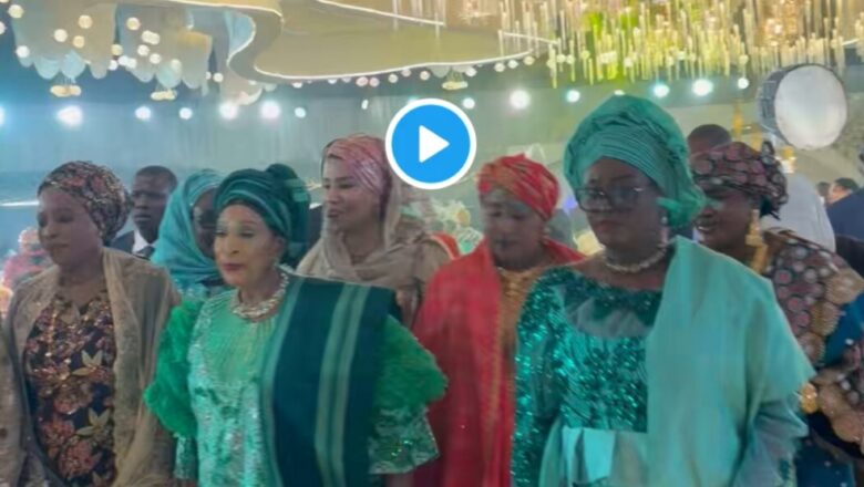 Kalli Bidiyon yanda matar tsohon mataimakin shugaban kasa, Alhaji Atiku Abubakar ke rawa a wajan bikin ‘ya’yansa