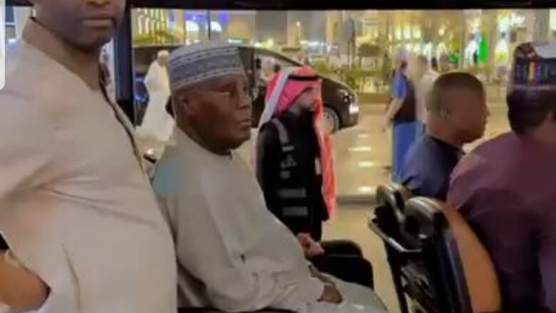 Kalli Bidiyon yanda Atiku yaje Madinatul Munawwara