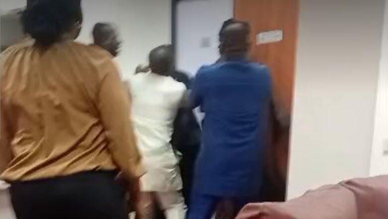 Kalli Bidiyon da Duminsa:Yanda rikici ya barke a majalisar Dattijai hadda kai Nàushy yayin da Sanata Natasha Akpoti ta ke fada da wani sanata