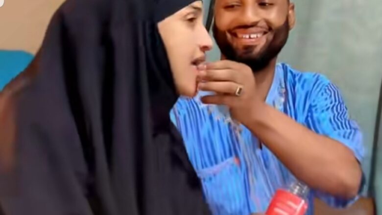 Kalli Bidiyon: Ganin Tauraron fina-finan Hausa, Saheer Abdul da wadda ake rade-radin Amaryarsa ce a Madina ya dauki hankula