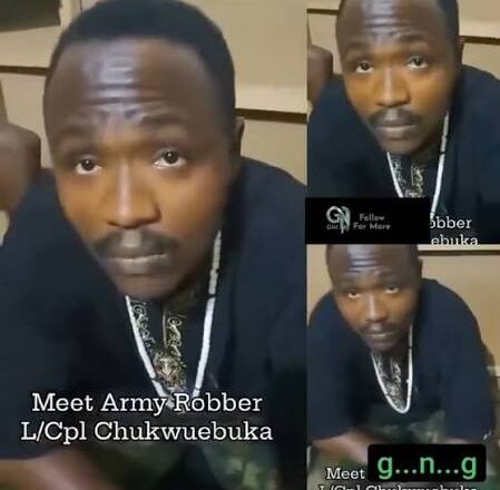 An kama sojan Najeriya da fashi da makami