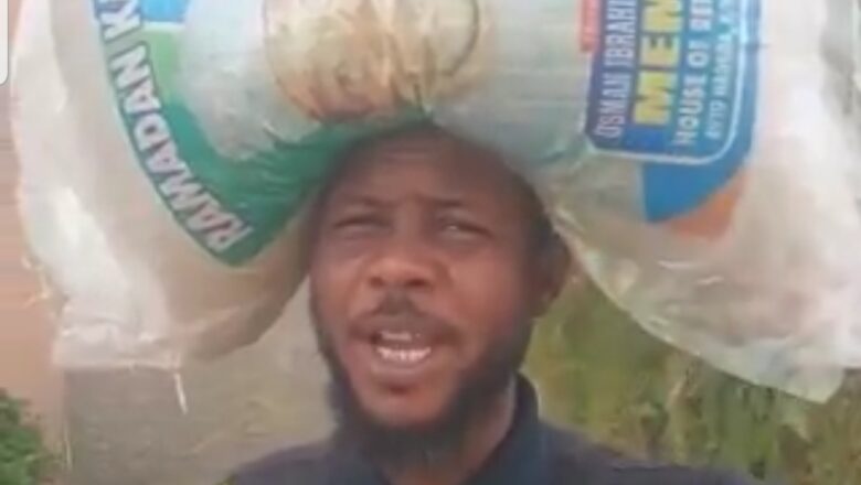 Kalli Bidiyon: shima yace baya son shinkafar da APC ta bashi tallafin Ramadana