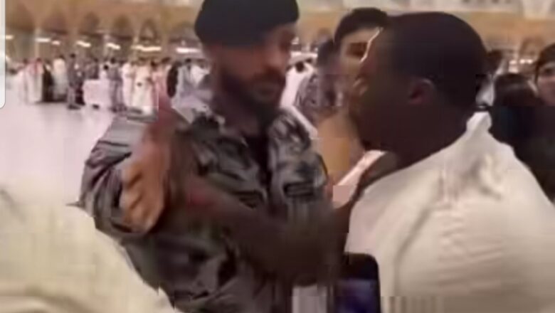 Kalli Bidiyon yanda ashin Jituwa ta faru tsakanin Tauraron mawakin Najeriya, Asake da Dansandan Kasar Saudiyya yayin da yake aikin Umrah