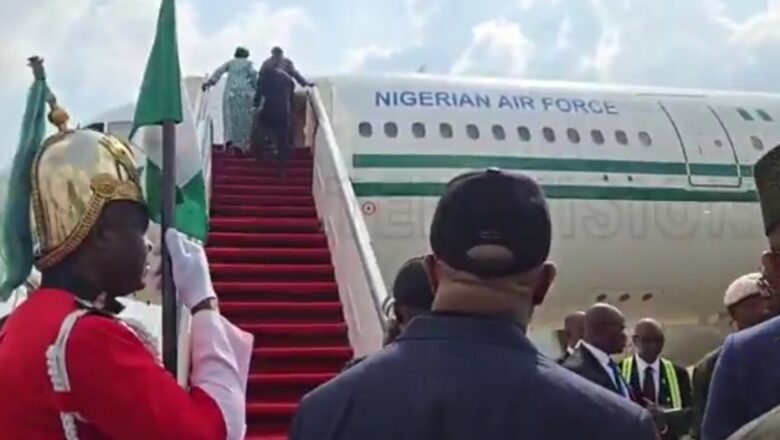 Kalli Bidiyon: ‘Yan Najeriya nata Allah wadai bayan da suka ga kusan duka Gwamnoni da ma’aikatan fadar shugaban kasa sun raka Shugaba Tinubu kasar Ingila