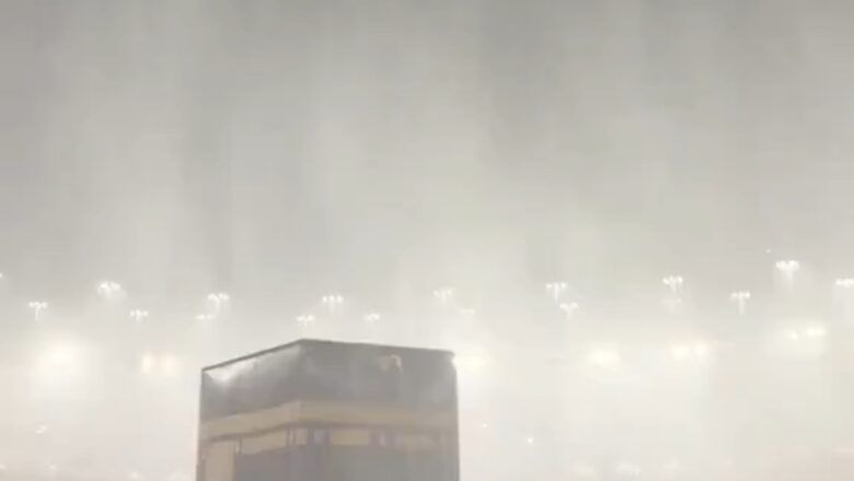 Kalli Bidiyon: Yanzu haka ana ruwan sama a kasar Saudiyya