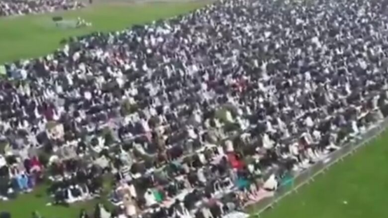 Kalli Bidiyon: Rahotanni sun ce Duban Musulmai ne suka fito sallar Idi a Birni Birmingham na kasar Ingila