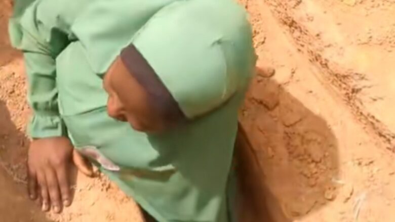 Kalli Bidiyon yanda wata ta gwada shiga Qabari