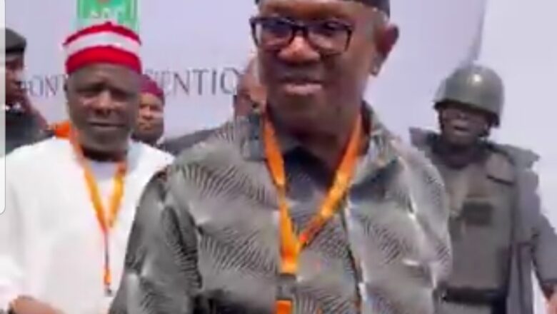 Kalli Bidiyon yanda Kwankwaso da Peter Obi suka isa wajan babban taron jam’iyyar ADC a Abuja