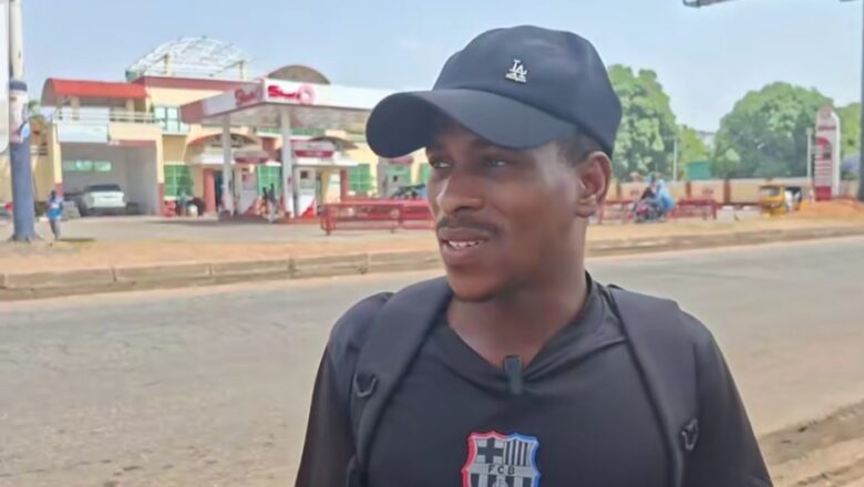 Kalli Bidiyon: Matashi ya tafi Abuja daga Kaduna a kasa dan zuwa jinjinawa shugaba Tinubu cewa aikinsa na kyau ba yunwa ba matsalar tsaro musamman a Arewa