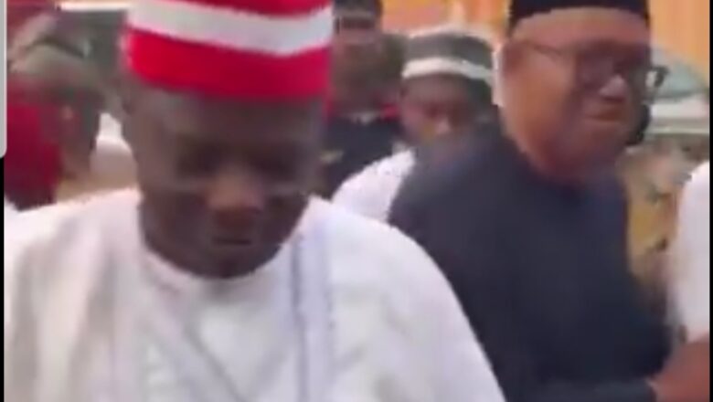 Kalli Bidiyon Peter Obi na ture mutane dan ya samu yin tafiya kafada da kafada da Kwankwaso ya dauki hankula