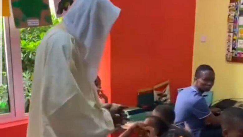 Kalli Bidiyon: Yanda Sarkin Kano ya je Makarantar diyarsa a Lagos har ya taka rawa