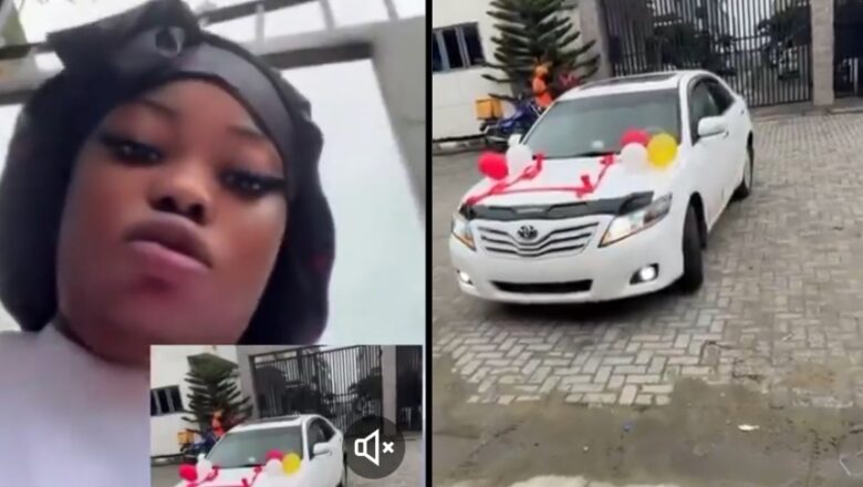Kalli Bidiyon: Yanda wata Budurwa tacewa saurayinta bata sonsa kuma bata son motarsa, bayan da ya bata kyautar mota da niyyar aurenta