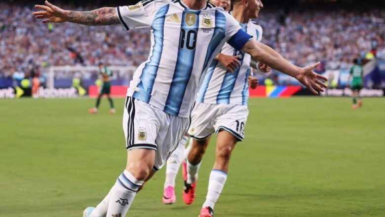 Kalli Bidiyon: Maimaicin kwallayen messi a wasansu da Algeria, Wannan ne karin farko da Messi yayi Hat-trick a World Cup