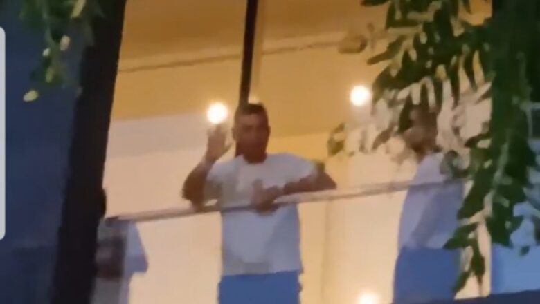 Kalli Bidiyon: Yanda Masoyan Ronaldo suka je kofar Otal din da ya sauka a Toronto, Kasar Canada