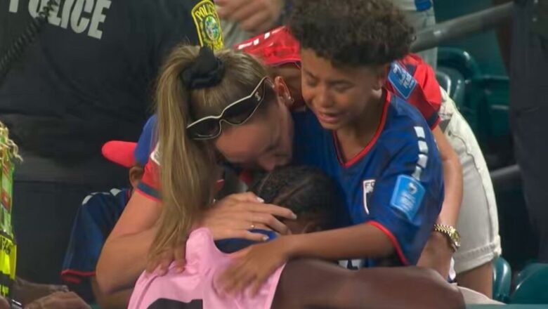 Kalli Bidiyon: Ba kai ne da kuka ba nine da kuka, nan wani dane yake taya mahaifinsa dan kasar Cape Verde kuka bayan da Argentina ta ciresu daga gasar World Cup