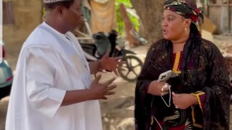 Kalli Bidiyon: Ki Zaburo in zaburo mu rumgumi juna sai mu yi Kyss, so nike mu yi trending>>Baba Dan Audu ya gayawa wannan matar