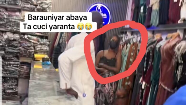 Kalli Bidiyon: Yanda aka kama wata da zargin sata a shagon sayar da abaya