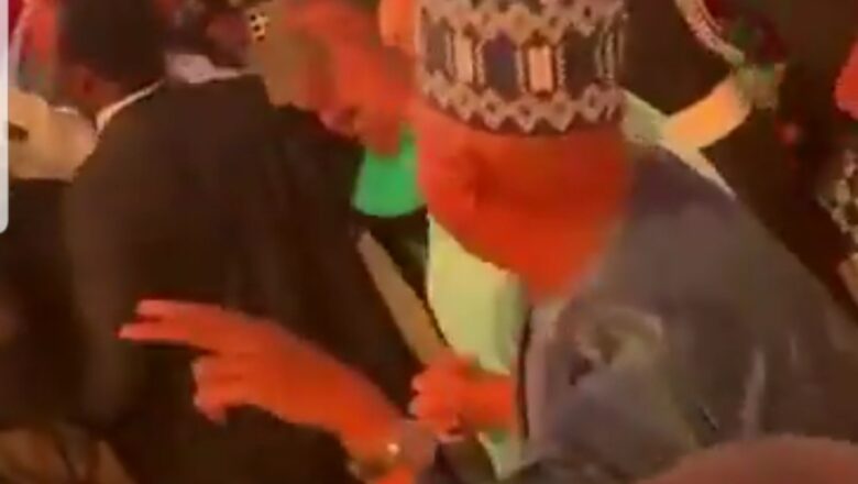 Kalli Bidiyon Da Duminsa: Yanda Mataimakin shugaban kasa, Kashim Shettima ke taka rawa sosai yana murna bayan da shugaba Tinubu ya tabbatar da cewa shine zai masa mataimaki a 2027