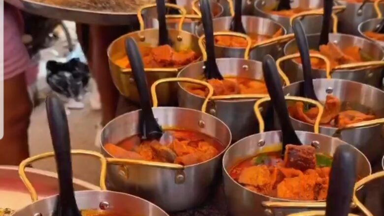 Kalli Bidiyon: Wani Abinci da aka raba a wajan Biki da ya dauki hankula