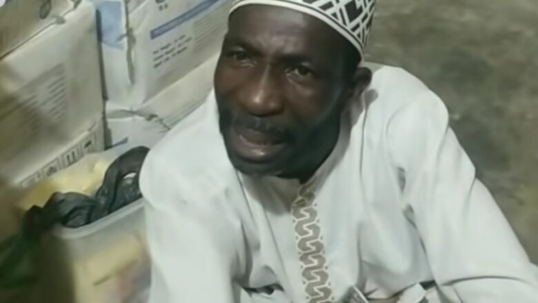 Kalli Bidiyon: Wani magidanci da aka kama yana zuwa shago yana cewa, yayi siyayya a bashi canja alhali karya yake