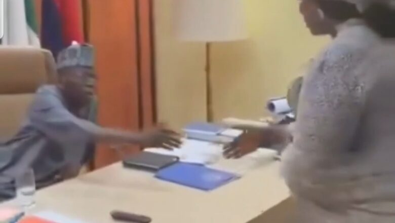 Aslam Aliyu ta kusa da Atiku Abubakar data bar ADC ta koma APC ta gana da shugaba Tinubu