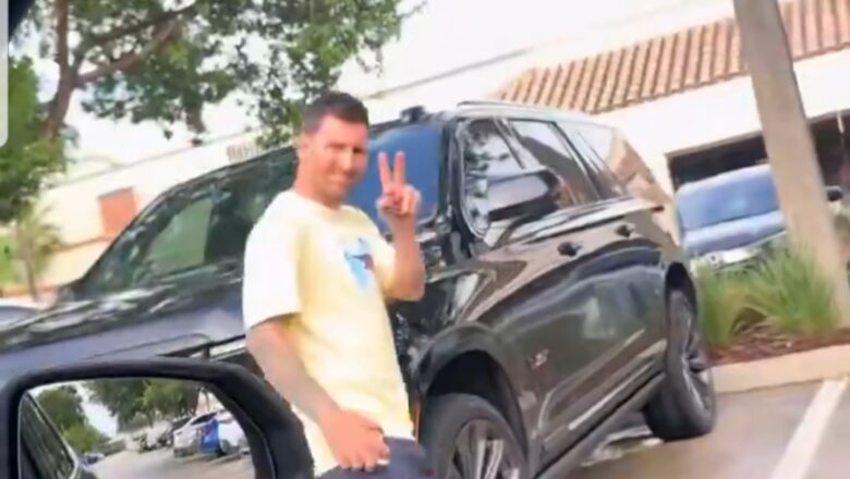 Kalli Bidiyon: Yanda wani Ya ga Messi a kasar Amirka babu jami’an tsaro yake ta mamaki