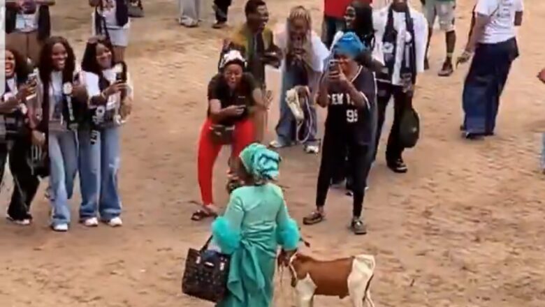 Allah Sarki Kalli Bidiyon Mahaifiya ta kaiwa danta kyautar Akuya har makaranta a ranar da ya kammala karatun jami’a