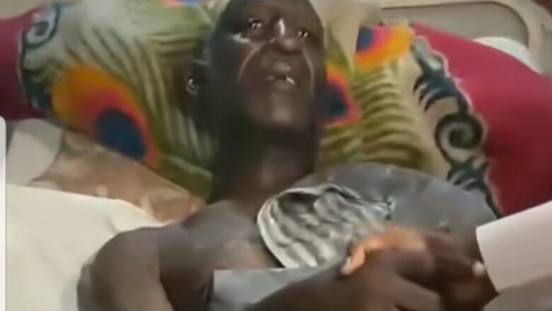 Kalli Bidiyon: Tanimu Akawu kwance a Asibiti yayin da aka kai masa ziyara