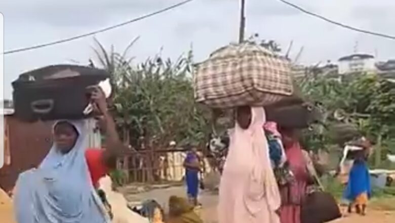 Rikici ya Barke tsakanin Hausawa da Yarbawa a Unguwar Ikola, Alimosho dake jihar Lagos