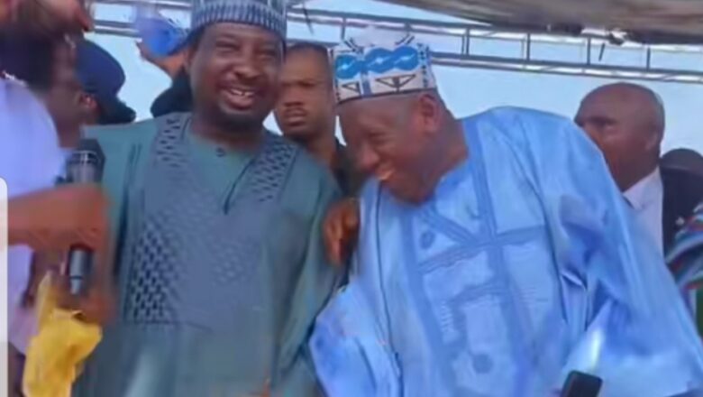 Kalli Bidiyon: Rawar da Ganduje da Sanata Barau suka yi a wajan kaddamar da yakin neman zaben Tinubu a Kano ta dauki hankula