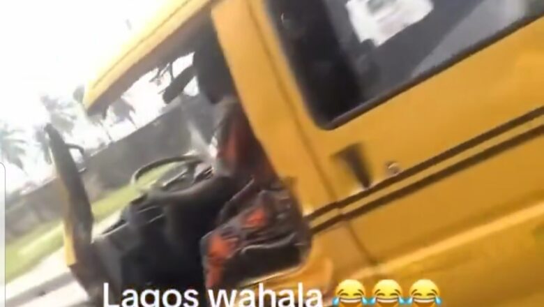 Kalli Bidiyon: Wata motar haya a Lagos data dauki Hankula