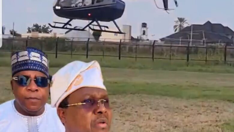 Kalli Bidiyon: Yanda Babbaj me baiwa shugaban kasa shawara kan harkar siyasa, Ibrahim Masari ya je garin Malunfashi akan jirgi me saukar angulu