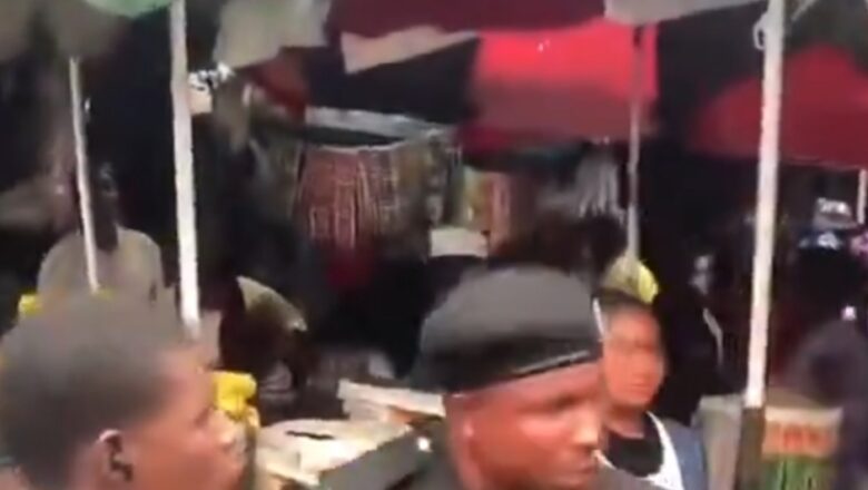 Mata sun kama dansanda a Kasuwa
