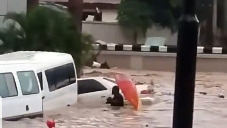 Kalli Bidiyon: Yanda ambaliyar ruwa ta mamaye wani yanki na Abuja