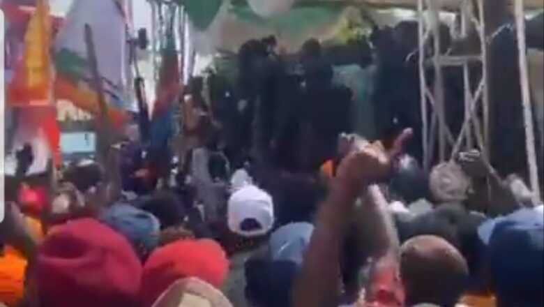 Kalli Bidiyon: Yanda Mutanen jihar Yobe suka kunyata Gwamna Mai Mala buni a watan taron yiwa shugaban kasa, Bola Ahmad Tinubu yakin neman zabe