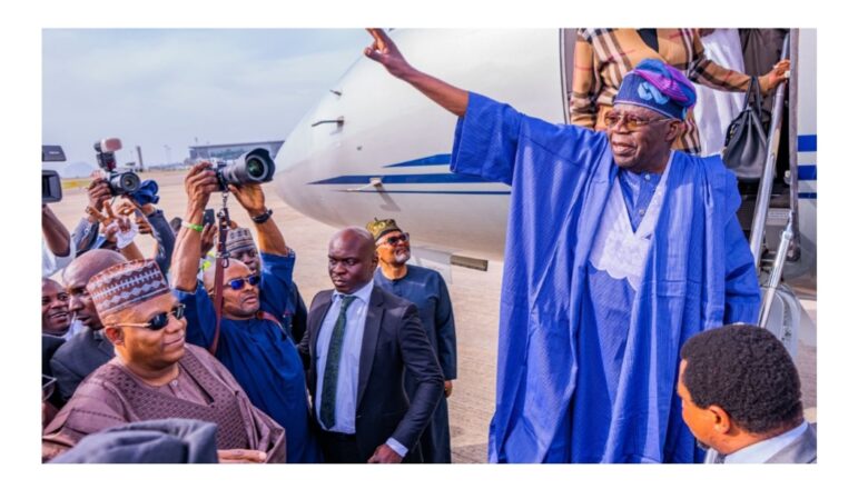 Shugaba Tinubu ya sake daga ranar dawowarsa Najeriya