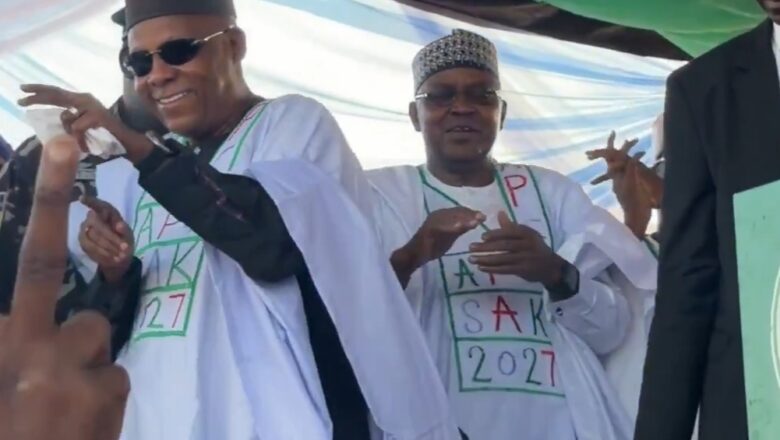 Kalli Bidiyon: ‘Yanda Mataimakin shugaban kasa, Kashim Shettima da gwamnan Katsina, Dikko Radda suke cashewa a wajan yakin neman zaben Tinubu