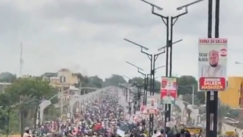 Kalli Bidiyon: Yanda matasa suka fito Zàngà-zàngàr Tinubu Must Go a jihar Yobe