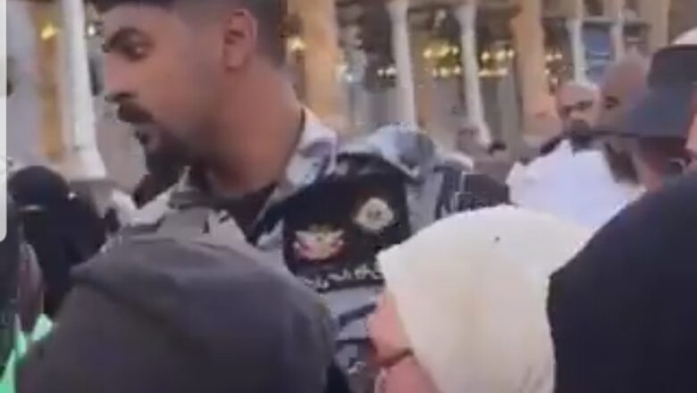 Kalli Bidiyon: Yanda Askarawa suka kama wata mata a kasar Saudiyya bayan data yanki rigar Ka’aba
